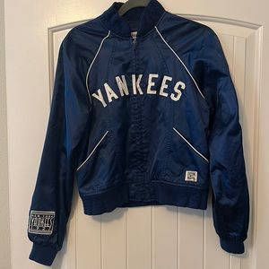 New York Yankees Jacket Vtg G-111 By Carl Banks MLB Cooperstown Collection